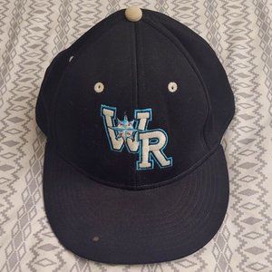 Navy blue ball cap with WR logo